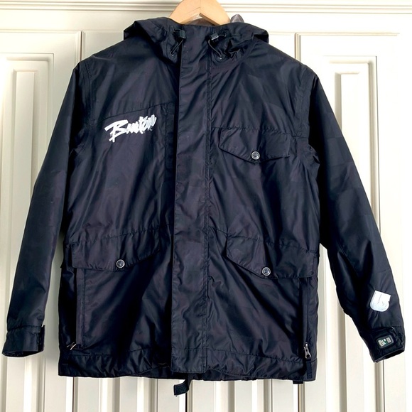 Burton Size L Black Ski/Snowboarding Lightweight Zip Up Windbreaker Jacket - Picture 1 of 12